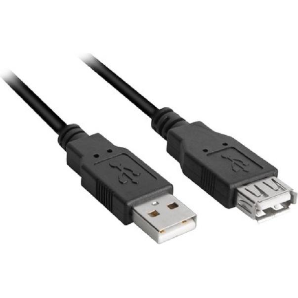 Sharkoon USB A – USB A (3 m, USB 2.0), USB Kabel