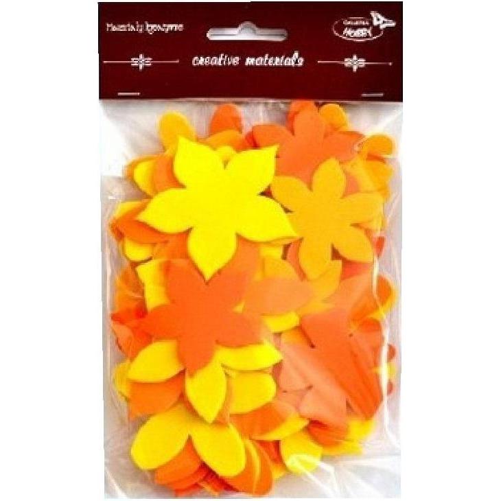 Teka Gelbe und orangefarbene Blüten 60 Stk (47996640)