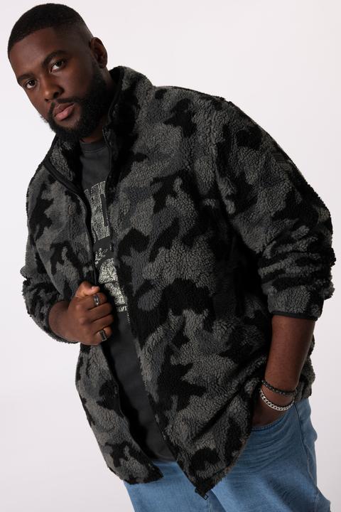 Actual product image Sthuge Teddyjacke, Camouflage, Stehkragen (3XL)
