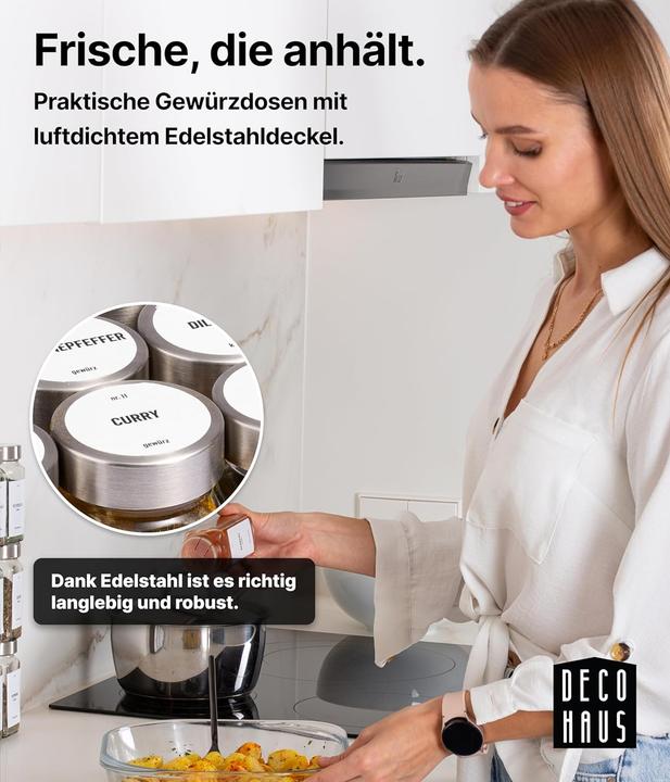 Produktbild Deco haus Gewürzgläser (0.12 l)