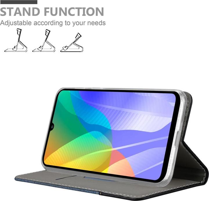 Actual product image Cadorabo Book Jeans Optics Cover (Huawei Y6p)