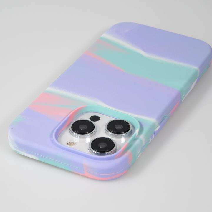 Actual product image PhoneLook Coque Gel Soft touch lisse Stripes bleu/violet (Apple iPhone 13 Pro Max)