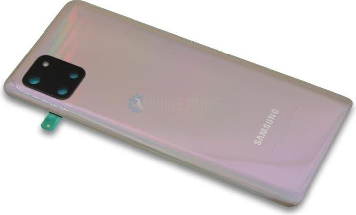 Actual product image Samsung Original Galaxy Note 10 Lite back cover Aura Glow (Galaxy Note 10 Lite)