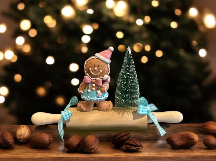 Image du produit GuGus Deko XMAS Wallholz rosa türkis