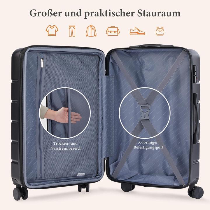 Image du produit Dumos 3 teiliges Hartschalenkofferset Hard Shell Basic