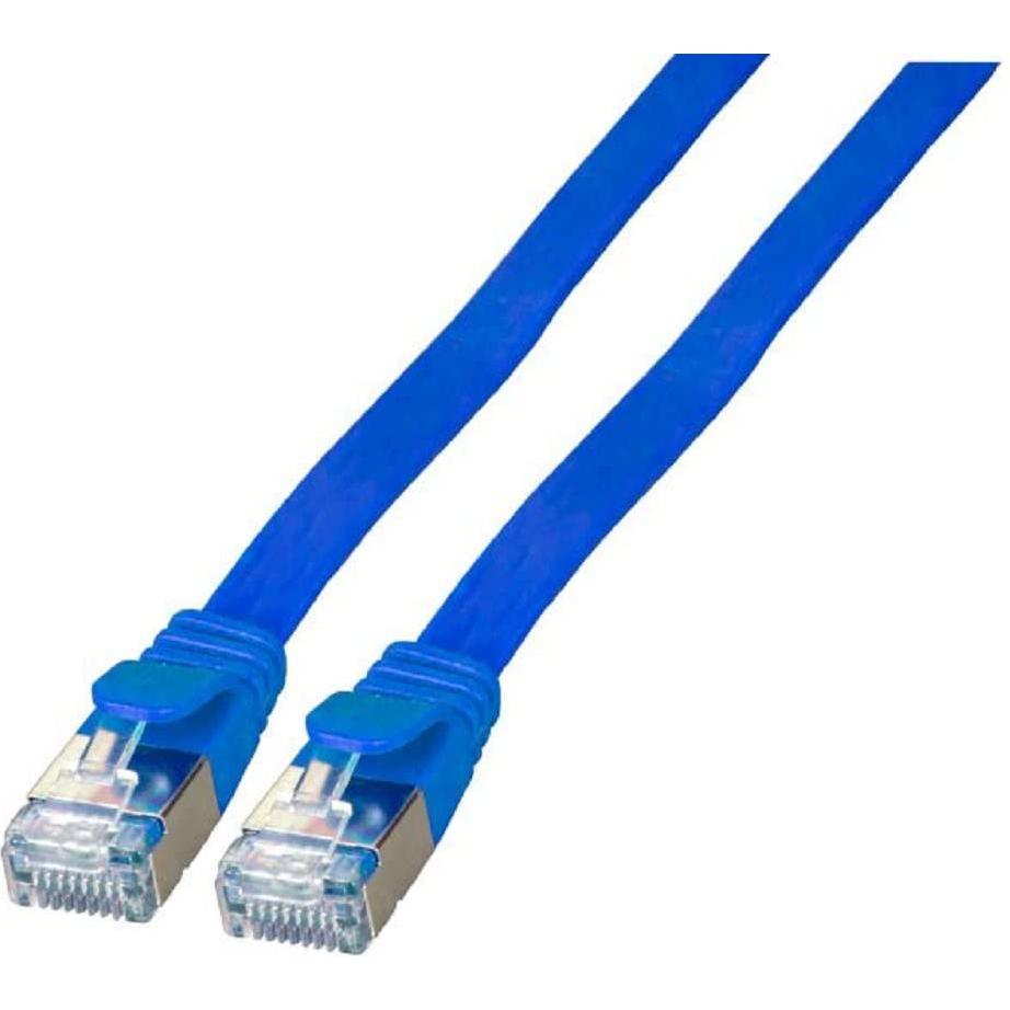 EFB Elektronik Flachpatchkabel U/FTP, Cat., PVC (U/FTP, CAT6a, 2 m), Netzwerkkabel