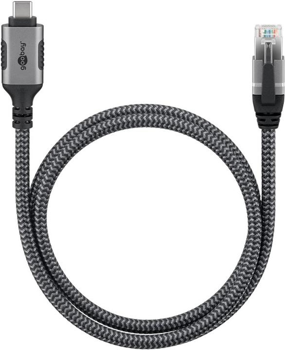 Produktbild Goobay Ethernet-Kabel USB-C auf RJ45, 5 m (USB-C, RJ45, RJ45 (1x))