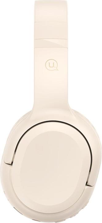 Actual product image Usams Słuchawki Bluetooth 5.3 nauszne Yun Series beżowy/beige TDLYEJYX02 (USAMS-YG23) (ANC, 40 h, Wireless)