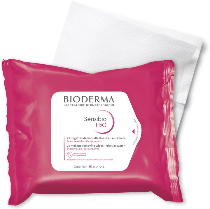 Image du produit Bioderma Sensibio (Créaline) Lingettes H2O (Lingettes nettoyantes pour le visage)