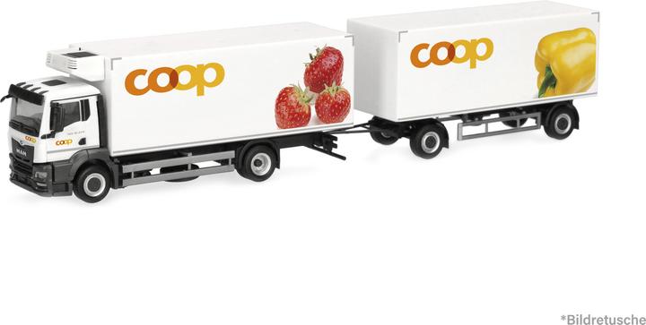 Ace MAN TGS Kühlkoffer-LKW COOP mit Anhänger