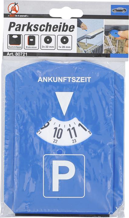 Produktbild BGS Parkscheibe | mit Eiskratzer / Gummilippe