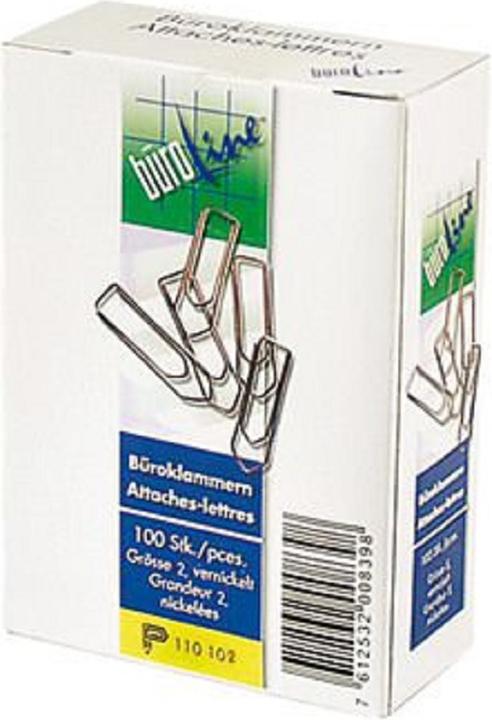 Actual product image BüroLine Paperclips (1000x)