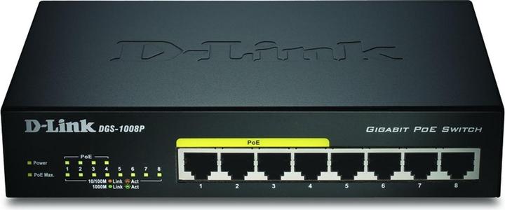 Image du produit D-Link Dgs-1008p (8 ports)