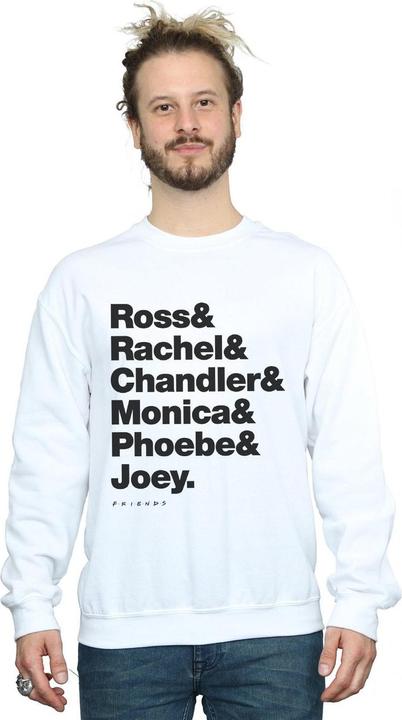 Immagine prodotto Friends First Names Text Felpa Uomo (4XL)