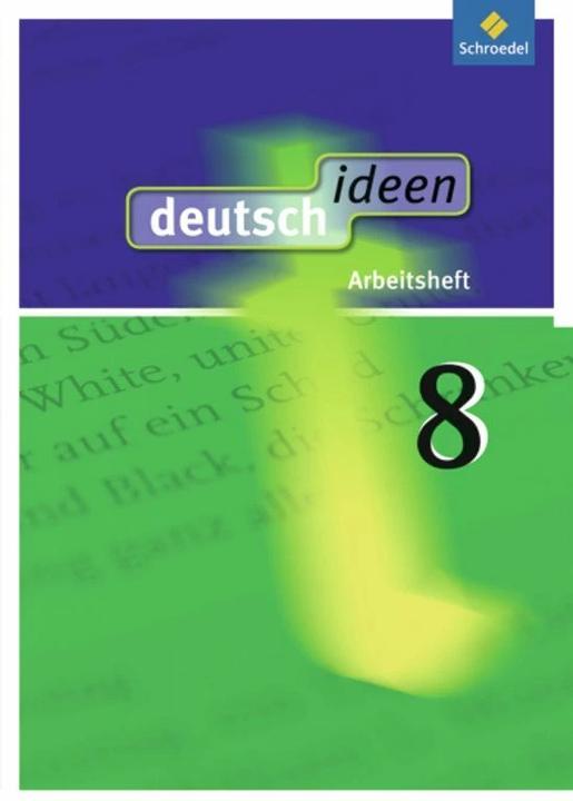 Produktbild deutsch ideen 8. Arbeitsheft (Deutsch, Christian Fabritz, Frauke Mühle-Bohlen, Günter Graf, Ina Rogge, Martina Geiger, Schroedel, Torsten Zander, 2012)