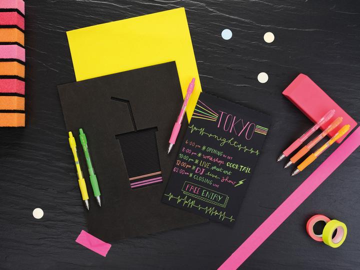 Actual product image Pilot G-2- NEON - gel roller (Yellow, 1x)