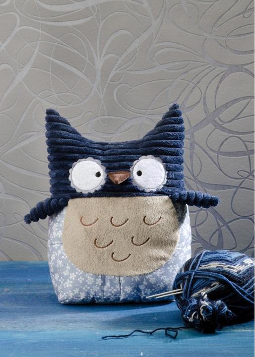 Actual product image Glorex Cuddly toy owl Sana 25cm