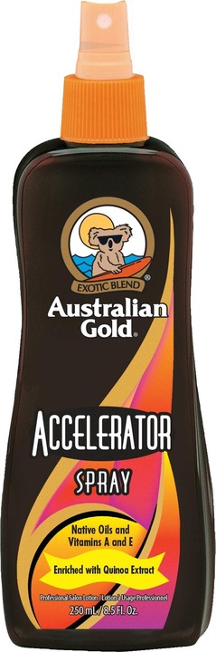 Immagine prodotto Australian Gold Accelerator Spray Protezione solare viso e corpo 250 ml Adulti (Spray solare, 250 ml)
