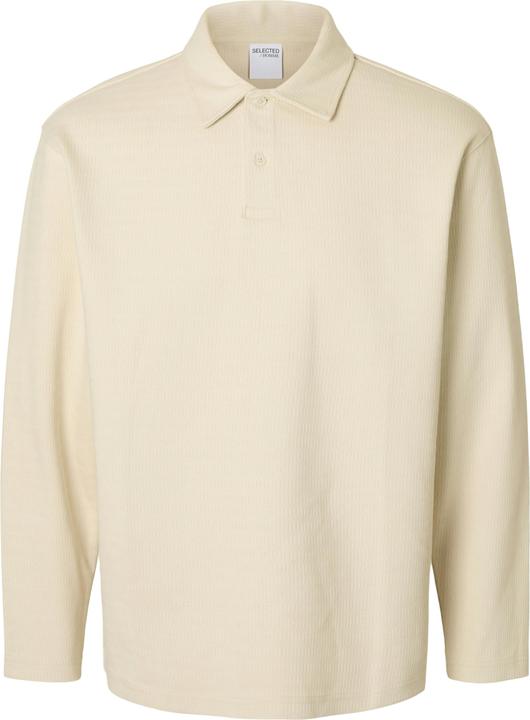 Produktbild Selected 100% Baumwoll Langarm-Poloshirt (M)