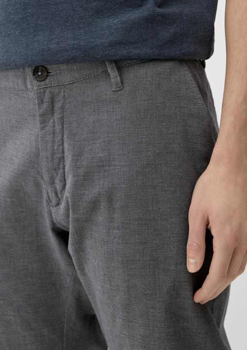 Produktbild s.Oliver Hose Regular: Hose mit Webstruktur (W32/L32)