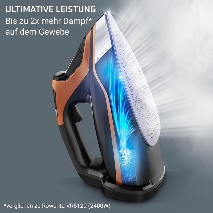 Actual product image Rowenta DW9520 Steamforce Pro Dampfbügeleisen schwarz/bronze (3200 W, 300 g/min)