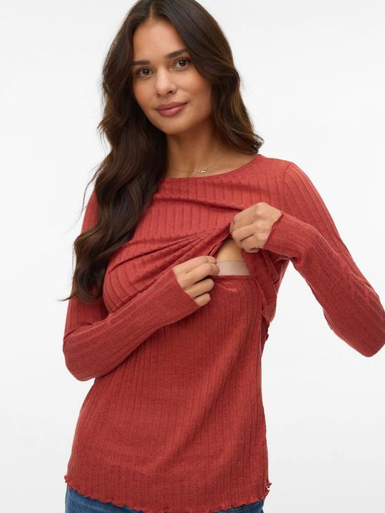 Produktbild Mamalicious Eng anliegend Polokragen Top T-shirt