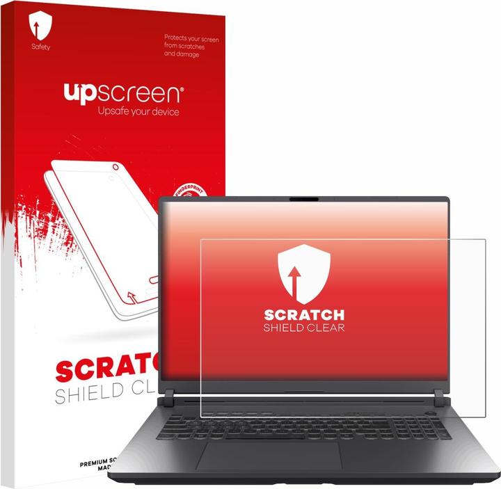 upscreen Schutzfolie für ASUS ROG Strix G18 G815 2025 Displayschutz Displayschutzfolie Folie Klar (18", 16:10)