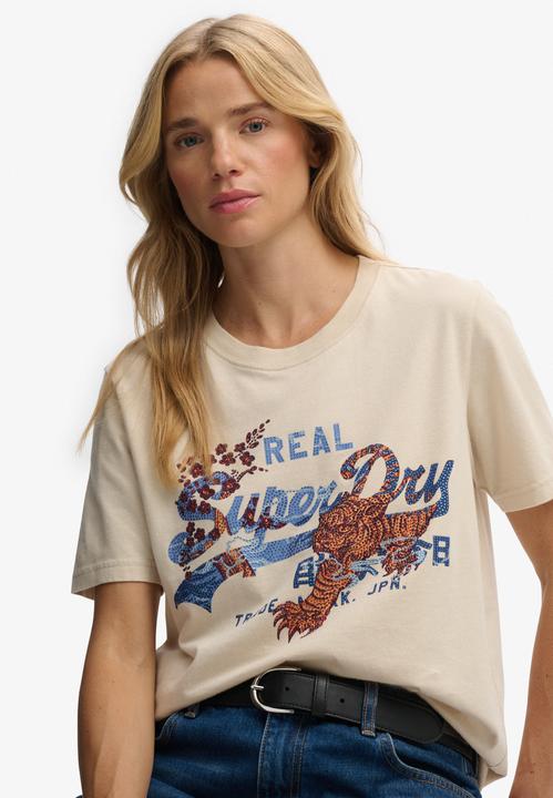 Produktbild Superdry Locker geschnittenes Tokyo T-Shirt mit Vintage-Logo (S)