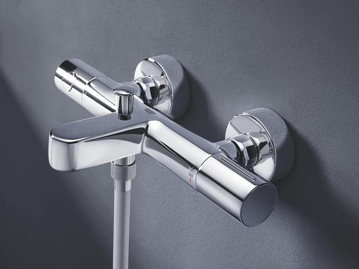 Produktbild Grohe Badewannenarmatur mit Thermostat Precision Get chrom 34774000