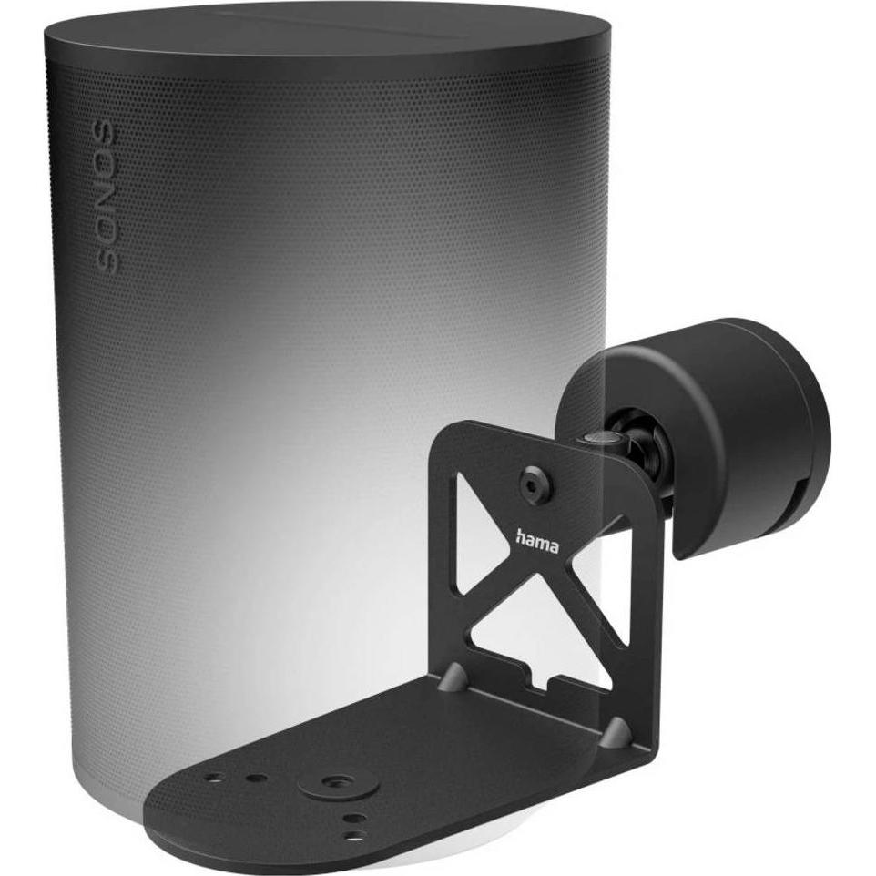 Hama Staffa a muro per Sonos Era 100/300 (1 pz., Installazione a parete, Perno di rotazione, Inclinabile), Stativo + Montaggio a muro per altoparlanti