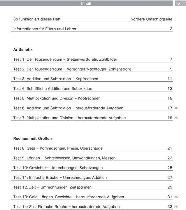 Image du produit Die Mathe-Helden: Mathe-Tests 3. Klasse (Allemand, Detlev, Heuchert, 2020)