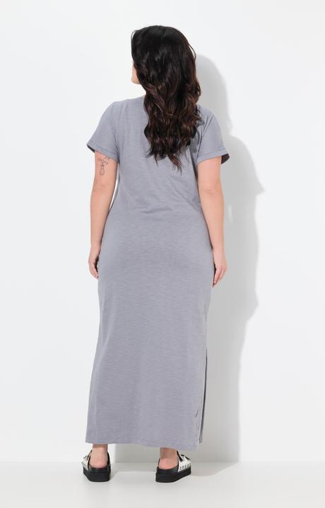 Produktbild Angel of Style Jersey-Maxikleid, Rundhals, Halbarm, Seitenschlitze (48)