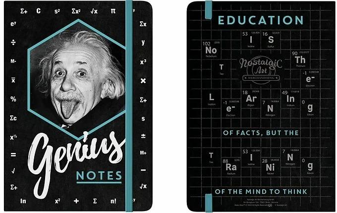 Image du produit Nostalgic-Art Merchandising Carnet de notes A5, Genius Notes (A5, Couverture rigide)