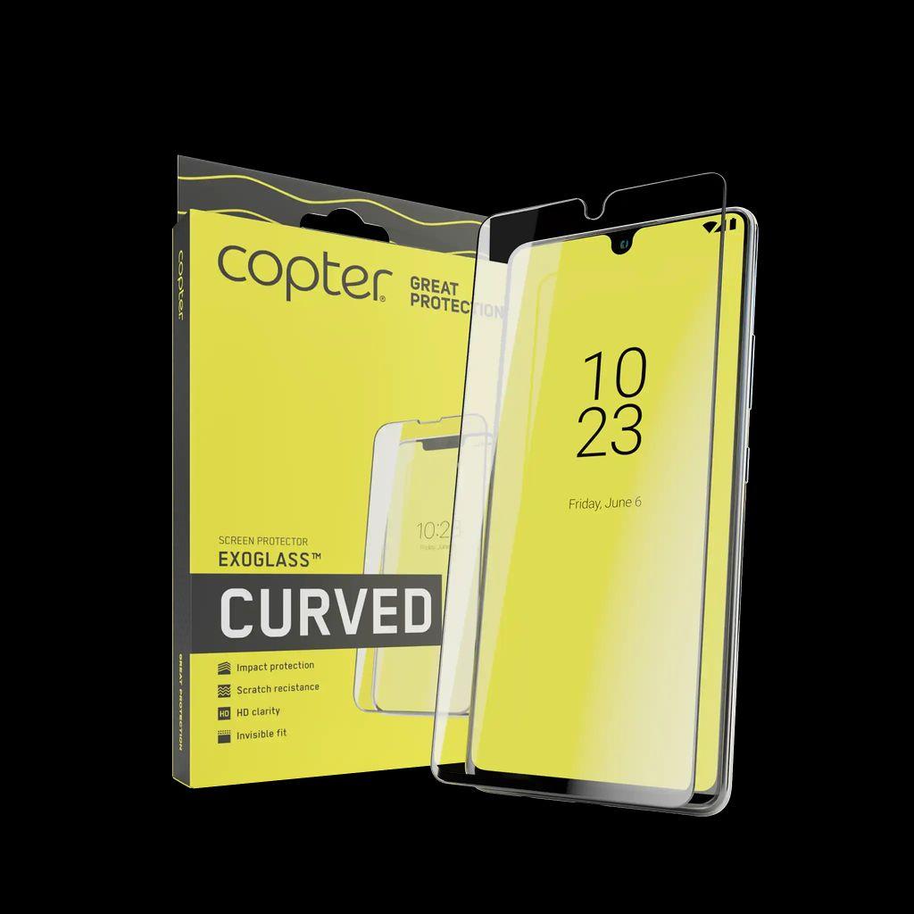 Copter Exoglass Curved iPhone 15 Pro Max (Apple iPhone 15 Pro Max), Smartphone Schutzfolie
