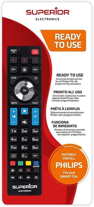 Productafbeelding Superior Telecomando Universale Philips Funzioni Smart TV (Universele afstandsbediening, Infrarood)