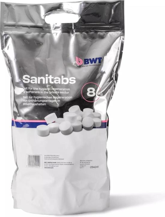 BWT Used for the softeners: AQA life, AQA basic and Aquadial. 8kg bag Sanitabs