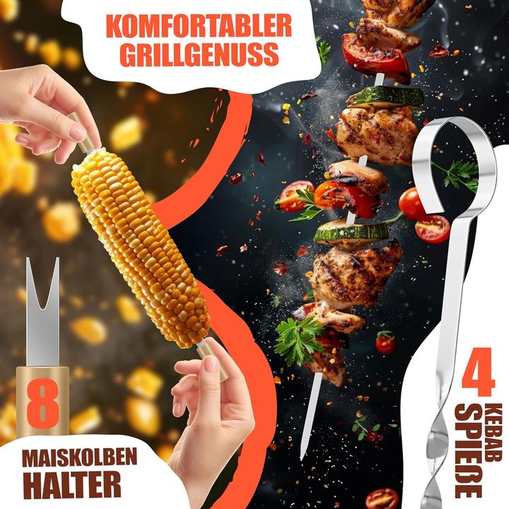 Produktbild Kesser 37-teiliges Grillbesteck Set