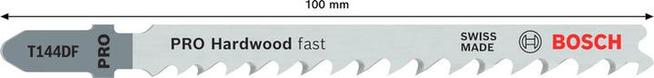 Produktbild Bosch Professional Zubehör PRO Hardwood fast T144DF Stichsägeblatt, 100 mm, 5-tlg.