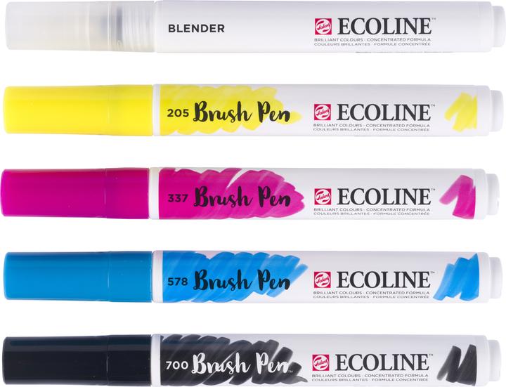 Actual product image Talens ECOLINE Brush Pen (Multicoloured, 5 x)