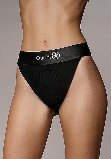 Produktbild Ouch! Vibrating Strap-on Panty Harness with Open Back - XS/S