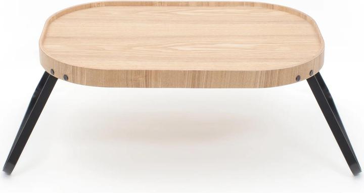 Bosign Bedtray Anti-Slip CurveLine Tablett aus Weidenholz