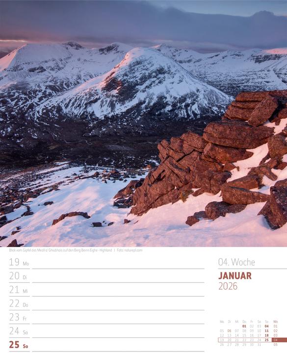 Actual product image Schottland - Zwischen Highlands und Hebriden - Wochenplaner Kalender 2026
