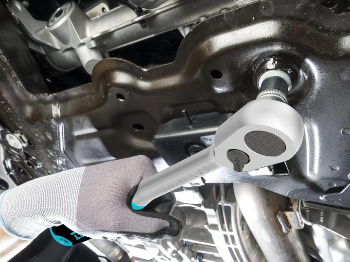 Actual product image HAZET Socket set 163-138/77 ∙ Square, hollow 12.5 mm (1/2 inch), Square, hollow 6.3 mm (1/4 inch) ∙…