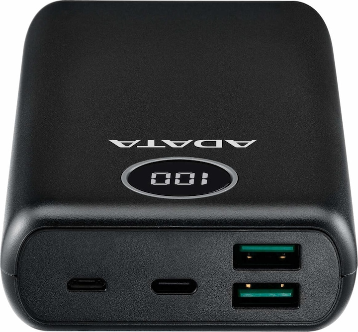 Produktbild Adata Power Pack P20000QCD Schwarz (20000 mAh, 18 W, 74 Wh)