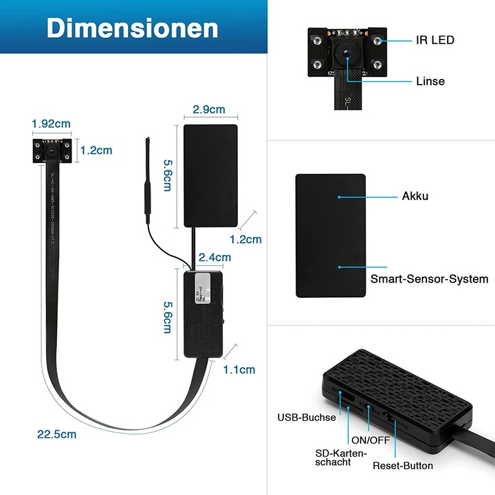 Produktbild Wiwacam WLAN Mini Überwachungskamera