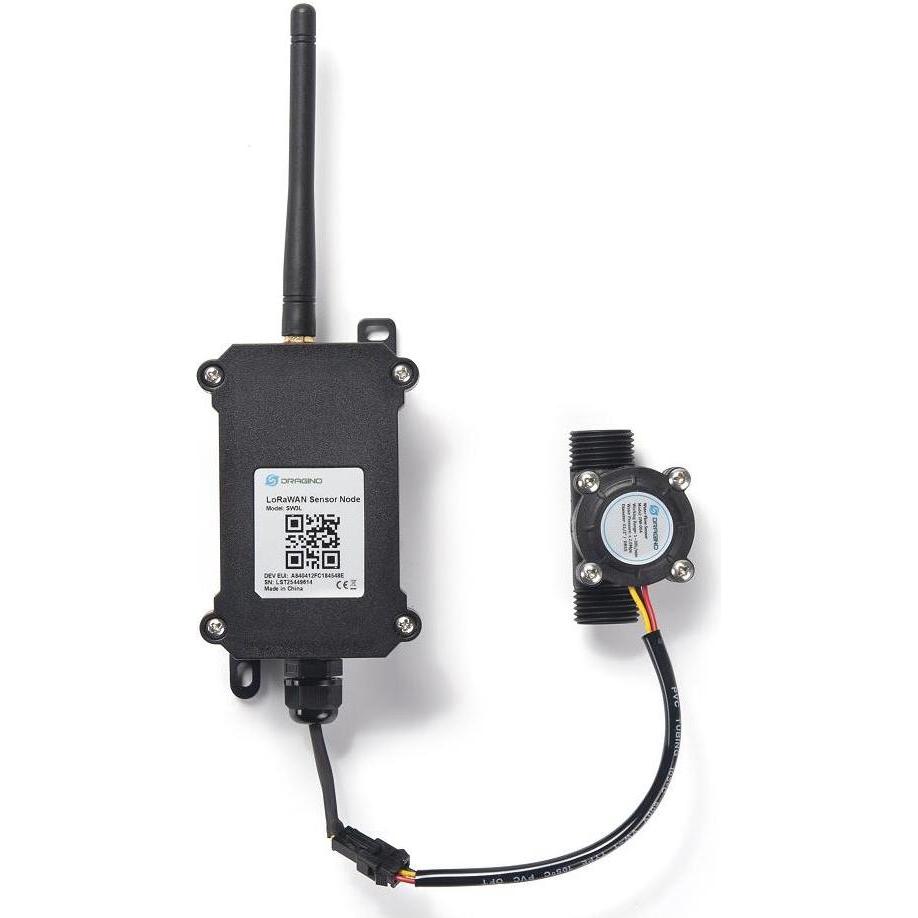 Thumbnail - Dragino SW3L DN15 LoRaWAN Durchflusssensor 868MHz, Thermometer + Hygrometer