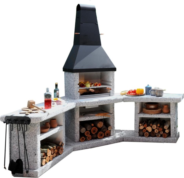 Actual product image Wellfire Toscana Quatro outdoor kitchen