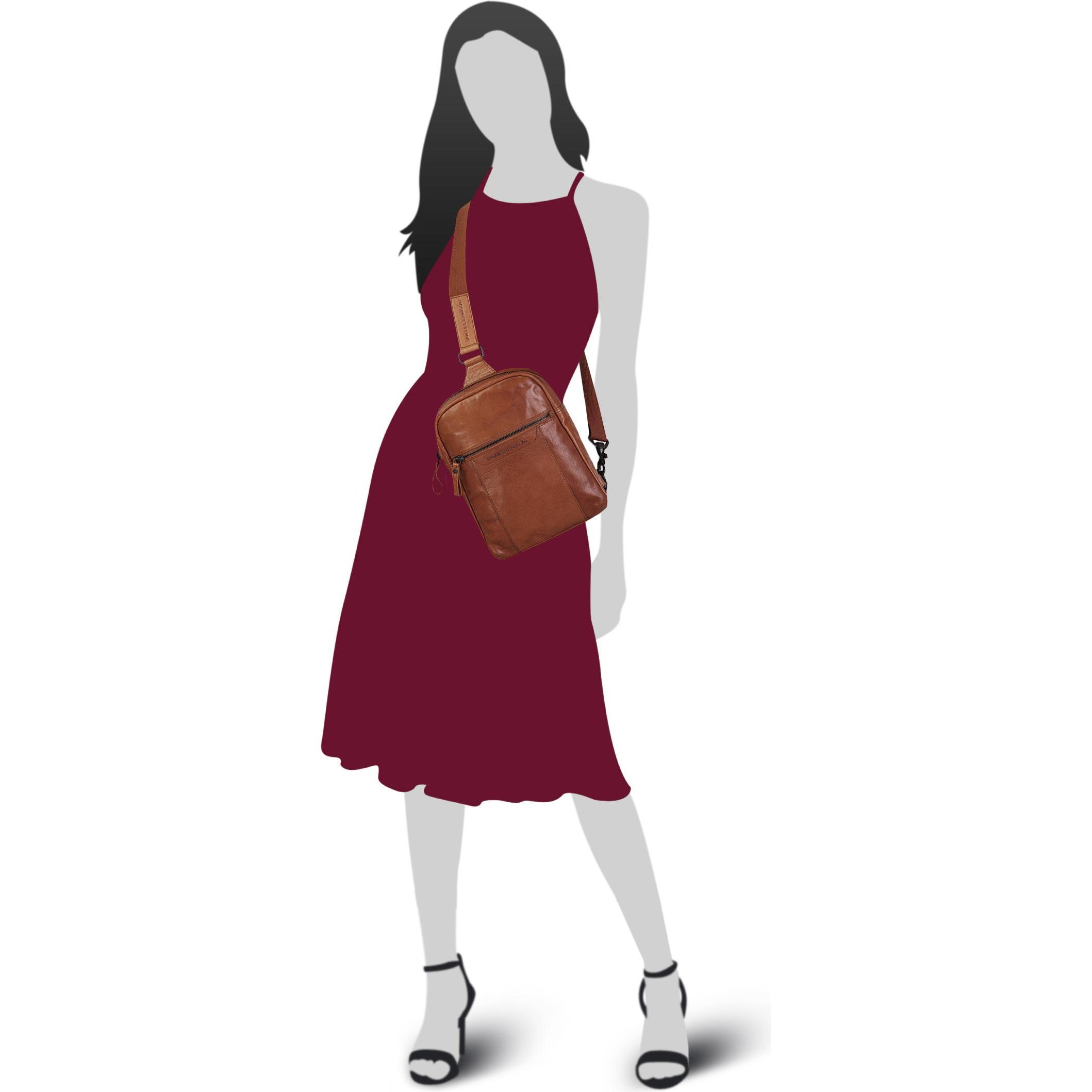 Thumbnail - Spikes & Sparrow, Handtasche, Crossover Bag, Braun