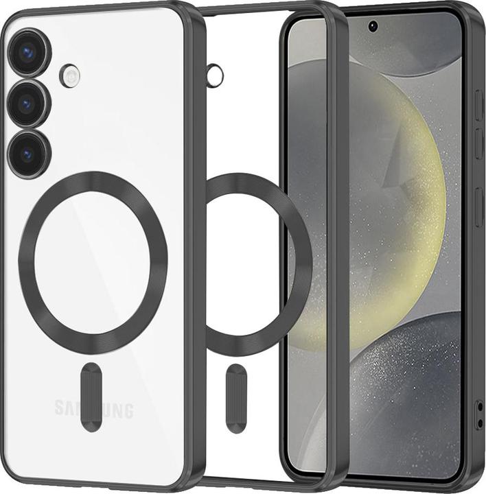 Actual product image Techsuit - Luxury Crystal MagSafe - Samsung Galaxy S24 - Black (Samsung Galaxy S24)