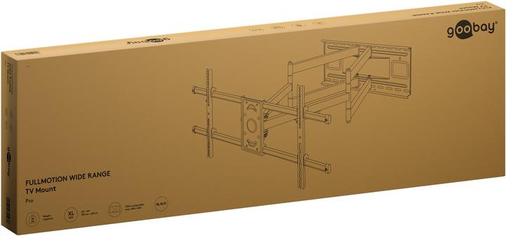 Image du produit Goobay Pro Fullmotion XL (Mur, 90", 80 kg)